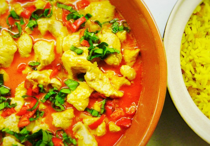 Fighting fire with fire: Red Thai Curry with Turkey